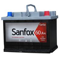 Аккумуляторная батарея SANFOX 6ст-60 (о.п) 480А 242*175*190 РФ