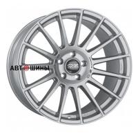 OZ Superturismo LM 8*18 5*112 ET48 75 Matt Race Silver + Black Lettering