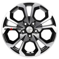 Khomen Wheels KHW1711 (Arkana/Kaptur) 6.5*17 5*114.3 ET50 66.1 Black-FP