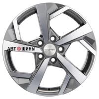 Khomen Wheels KHW1712 (Karoq/Octavia/Passat/Tiguan) 7*17 5*112 ET43 57.1 Gray-FP