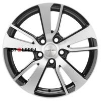Khomen Wheels KHW1704 (Outlander) 7*17 5*114.3 ET38 67.1 Black-FP
