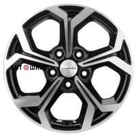 Khomen Wheels KHW1606 (Renault/Nissan) 6.5*16 5*114.3 ET50 66.1 Black-FP