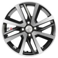Khomen Wheels KHW1609 (XRay) 6*16 4*100 ET41 60.1 Black-FP