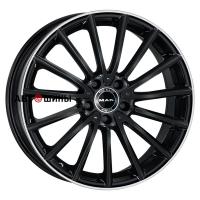 MAK Komet 8*19 5*112 ET33 66.6 Gloss Black Mirror Ring