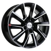 Khomen Wheels KHW1507 (Polo) 6*15 5*100 ET40 57.1 Black-FP