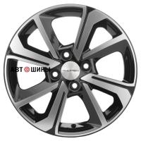 Khomen Wheels KHW1501 (Vesta) 6*15 4*100 ET50 60.1 Black-FP