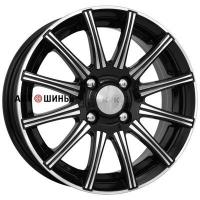 КиК Сиеста (КС477) 5*13 4*98 ET29 58.5 Алмаз черный