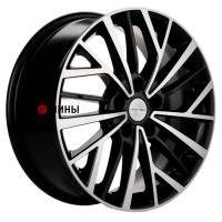 Khomen Wheels KHW1717 (Changan/Geely/Lexus/Toyota) 7*17 5*114.3 ET45 60.1 Black-FP