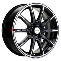 Khomen Wheels KHW1707 (KIA Rio I/II Solaris I/II) 6.5*17 4*100 ET44 54.1 Black-FP