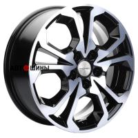 Khomen Wheels KHW1711 (Chery/Exeed) 6.5*17 5*108 ET33 60.1 Black-FP