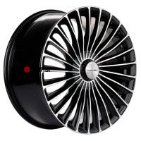 Khomen Wheels KHW2008 (Mercedes Front) 8.5*20 5*112 ET43 66.6 Black-FP