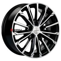 Khomen Wheels KHW1611 (Huyndai/Kia) 6.5*16 5*114.3 ET44 67.1 Black-FP