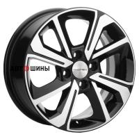 Khomen Wheels KHW1501 (Lada Granta) 6*15 4*98 ET36 58.6 Black-FP
