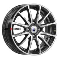 КиК Квант (КС960) 5.5*14 4*98 ET35 58.5 Алмаз черный