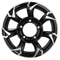 Khomen Wheels KHW1505 (Jimny) 5.5*15 5*139.7 ET5 108.1 Black-FP