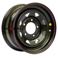 Off-Road Wheels УАЗ Х (треуг. мелкий) 7*16 5*139.7 ET15 110 Черный