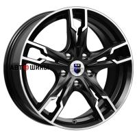 КиК Солар (КС875) 7*17 5*105 ET40 56.6 Алмаз черный SK