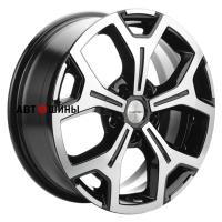 Khomen Wheels KHW1710 (Chery Tiggo/Tiggo 7 Pro) 6.5*17 5*108 ET33 60.1 Black-FP