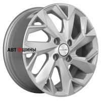 Khomen Wheels KHW1508 (Cobalt) 6*15 4*100 ET39 56.6 F-Silver
