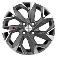 Khomen Wheels KHW1508 (Cobalt) 6*15 4*100 ET39 56.6 Gray-FP