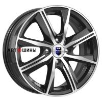 КиК Арнар (КС904) 7*16 5*112 ET38 66.6 Алмаз черный