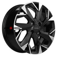 Khomen Wheels KHW1402 (Alsvin/Getz/i20) 5.5*14 4*100 ET46 54.1 Black-FP