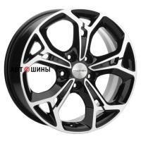 Khomen Wheels KHW1702 (Evolute i-Joy) 7*17 5*110 ET40 67.1 Black-FP