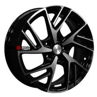 Khomen Wheels KHW1722 (Haval F7/F7x) 6.5*17 5*114.3 ET40 64.1 Black-FP
