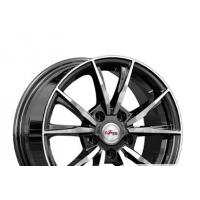 IFREE СИОН (КС1055) БЛЭК ДЖЕК 6.5*15 5*108 ET45 63.35 Черный глянцевый с полированной лицевой частью