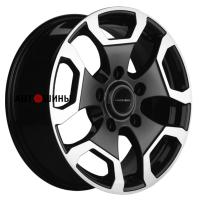Khomen Wheels KHW1725 (Niva 4x4) 6.5*17 5*139.7 ET35 98.5 Black