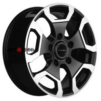 Khomen Wheels KHW1725 (Niva Travel/Legend) 6.5*17 5*139.7 ET40 98.5 Black-FP