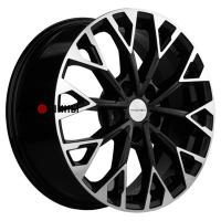Khomen Wheels KHW1718 (GAC GS4) 7*17 5*108 ET49 59.5 Black-FP