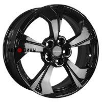 Khomen Wheels KHW1724 (FAW Besturn X80) 7*17 5*114.3 ET45 67.1 Black