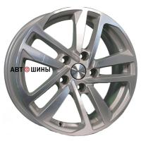 Khomen Wheels KHW1612 (Focus) 6.5*16 5*108 ET50 63.35 F-Silver-FP