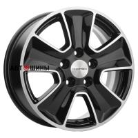 Khomen Wheels KHW1601 (Changan CS35) 6.5*16 5*110 ET46 63.3 Black-FP
