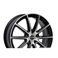 PDW 2003 (5208) M/U4B 8*19 5*108 ET45 67.1 Черный матовый с полировкой