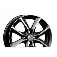 CARWEL СЕГУН 271 AB 6*16 4*100 ET41 67.1 Черный глянцевый с полированной лицевой частью