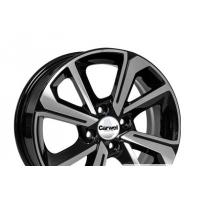 CARWEL ВОЖЕ 1501 (LOGAN) ABT 6*15 4*100 ET40 60.1 Черный глянцевый с полированной лицевой частью