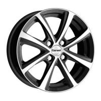CARWEL АКУШ AB 6*15 4*100 ET50 60.1 Черный глянцевый с полированной лицевой частью