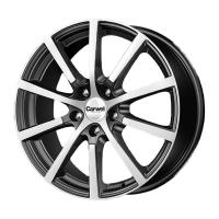 CARWEL КЕНТАВР 103 AB 7*17 5*112 ET50 57.1 Черный глянцевый с полированной лицевой частью