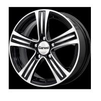 CARWEL ЛЯМБДА 109 AB 6*15 5*100 ET45 67.1 Черный глянцевый с полированной лицевой частью
