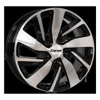 CARWEL БАЙКАЛ 166 (CEED) AB 6.5*16 5*114.3 ET50 67.1 Черный глянцевый с полированной лицевой частью
