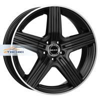 MAK Lewis 9*18 5*112 ET30 66.6 Gloss Black Mirror Ring