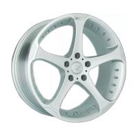 LS 358 SL 8*18 5*114.3 ET45 73.1 Серебристый с полированным ободом