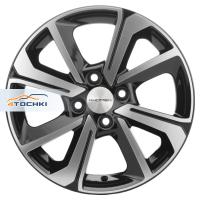 Khomen Wheels KHW1501 (Cobalt) 6*15 4*100 ET39 56.6 Black-FP