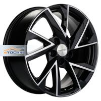 Khomen Wheels KHW1714 (DFM AX 7) 7*17 5*108 ET43 65.1 Black-FP