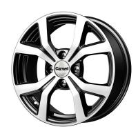 CARWEL ТАИР 147(137) AB 6*15 4*100 ET40 60.1 Черный глянцевый с полированной лицевой частью
