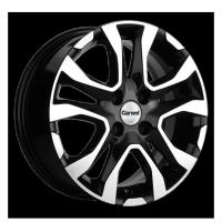 CARWEL ТОБОЛ 1503 (X-RAY/ LOGAN) ABT 6*15 4*100 ET40 60.1 Черный глянцевый с полированной лицевой частью