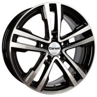 CARWEL АЛЛАКИ 197 AB 6.5*16 5*112 ET46 57.1 Черный глянцевый с полированной лицевой частью