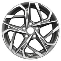 Khomen Wheels KHW1716 (Changan CS35 Plus) 7*17 5*110 ET46 63.3 Gray-FP